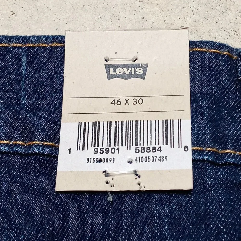 NWT Levi's 559 Relaxed Straight Fit Jeans Size 46x30 Stretch Denim Comfort NEW